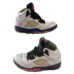 Nike AirJordan 5 Retro Alternate BelAir Sneakers DB3335-100 Multi-Color Mens9.5